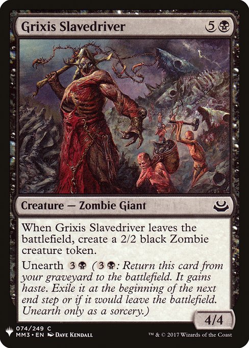 PLST: Grixis Slavedriver
