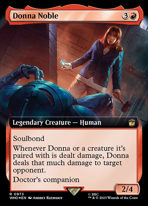 WHO: Donna Noble (Extended Art) (Surge Foil)