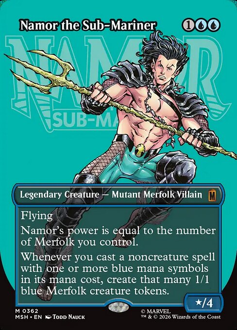 MSH: Namor the Sub-Mariner (Borderless)