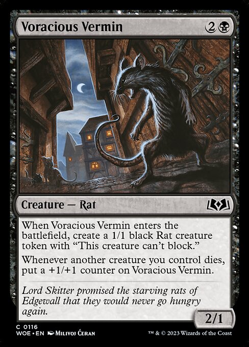 WOE: Voracious Vermin (Foil)