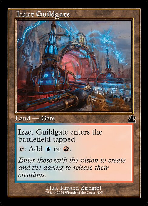 RVR: Izzet Guildgate (Retro Frame)