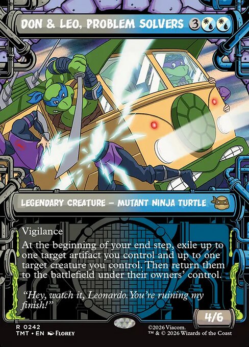 TMT: Don & Leo, Problem Solvers (Showcase) (Foil)