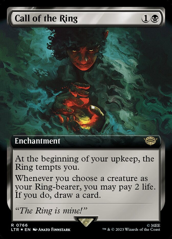 Call of the Ring (Extended Art) (Surge Foil) [Foil] :: LTR