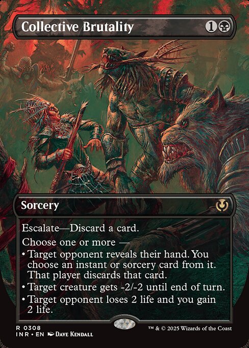 INR: Collective Brutality (Borderless) (Foil)
