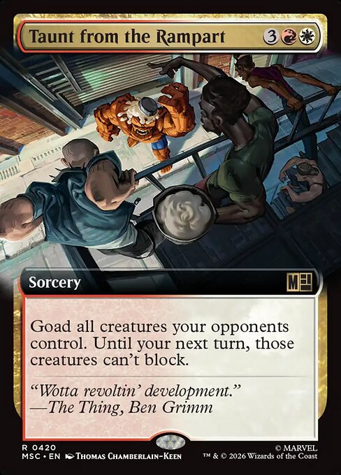 MSC: Taunt from the Rampart (Extended Art)