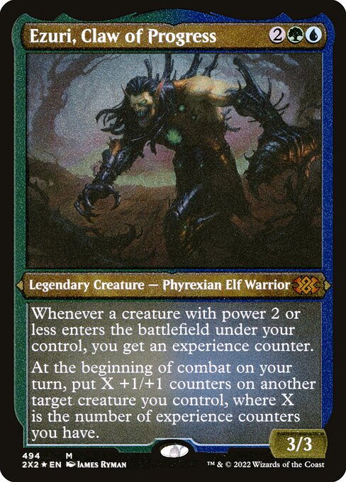 2X2: Ezuri, Claw of Progress (Foil Etched)