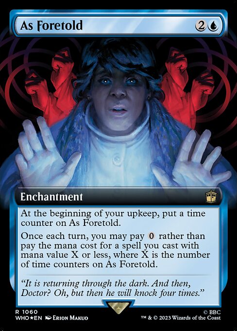 WHO: As Foretold (Extended Art) (Surge Foil)