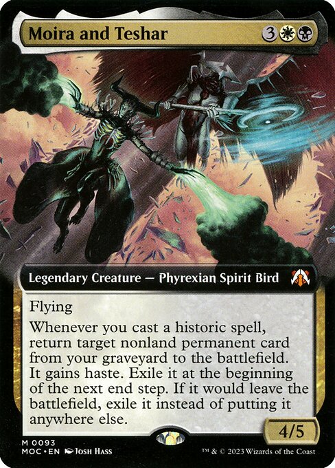 MOC: Moira and Teshar (Extended Art) (Foil)