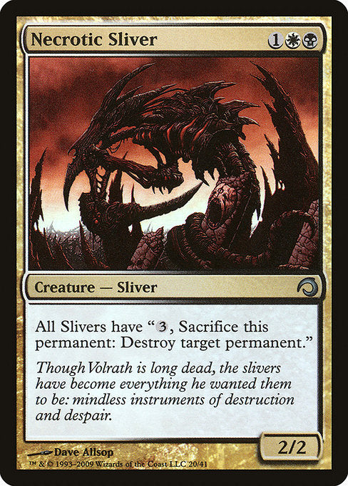 H09: Necrotic Sliver (Foil)
