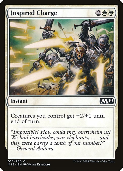 M19: Inspired Charge