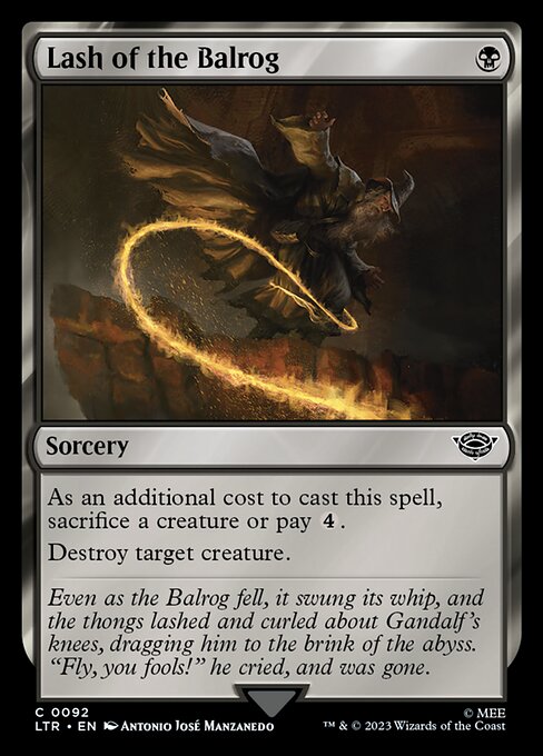 LTR: Lash of the Balrog (Foil)