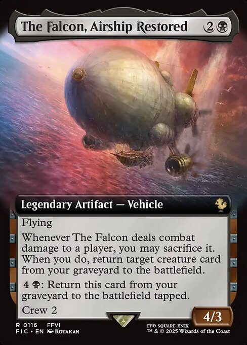 FIC: The Falcon, Airship Restored (Extended Art) (Foil)