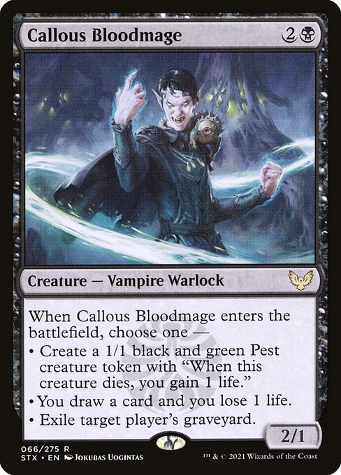 STX: Callous Bloodmage (Foil)