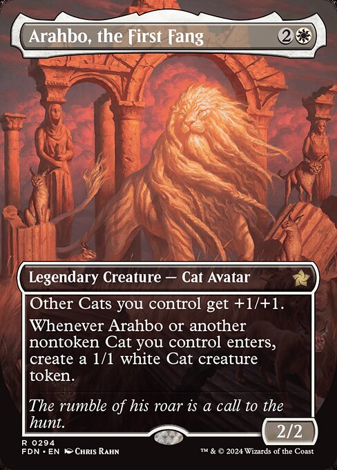 FDN: Arahbo, the First Fang (Borderless) (Foil)