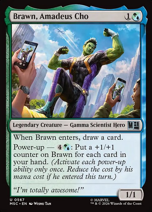 MSC: Brawn, Amadeus Cho
