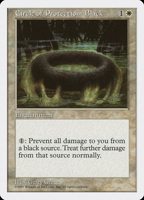 5ED: Circle of Protection: Black