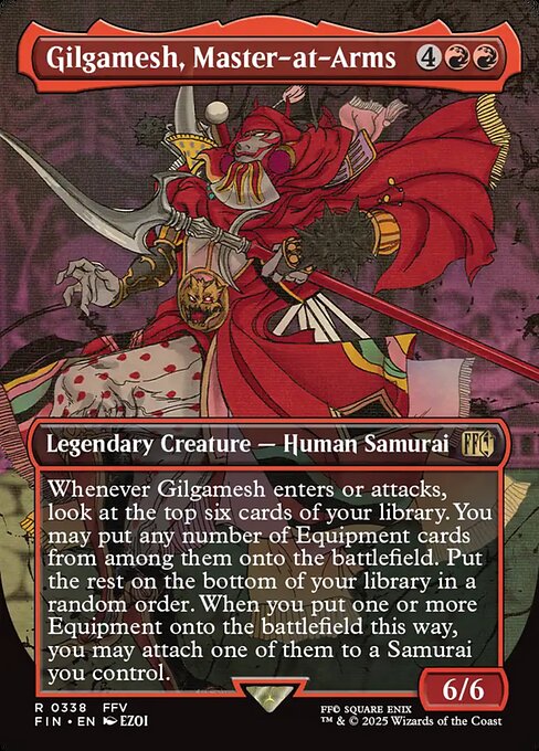 FIN: Gilgamesh, Master-at-Arms (Borderless) (Foil)