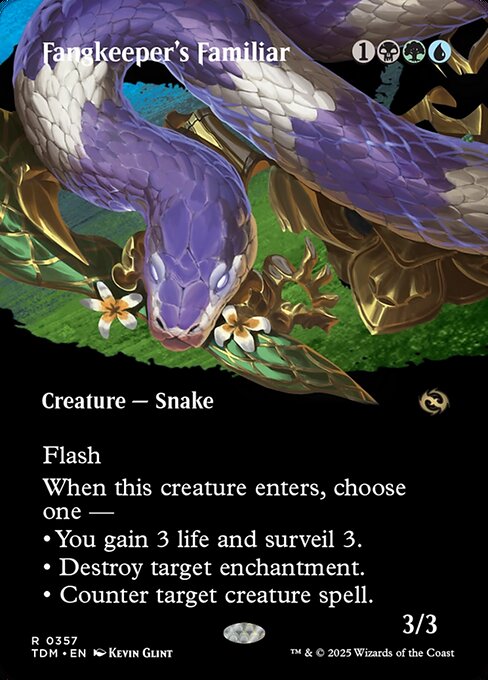 TDM: Fangkeeper's Familiar (Borderless) (Foil)