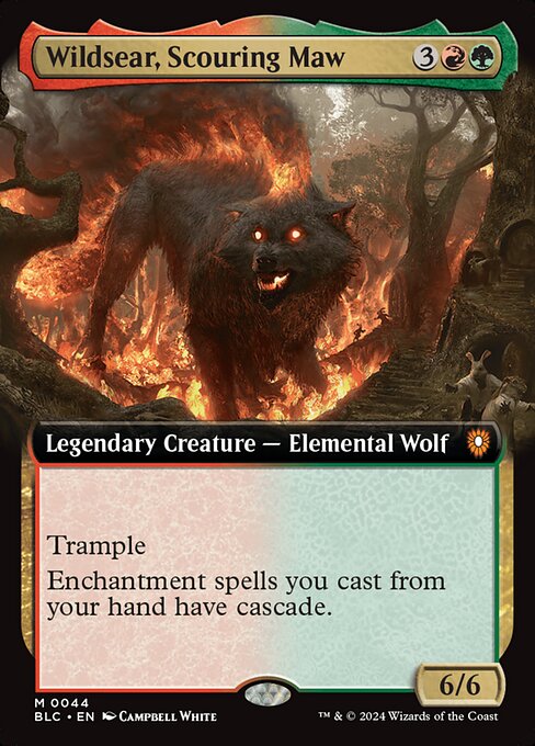 BLC: Wildsear, Scouring Maw (Extended Art) (Foil)