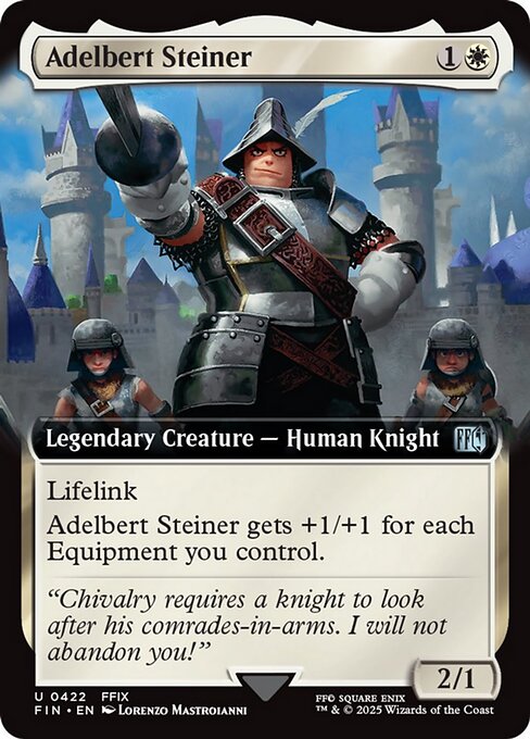 FIN: Adelbert Steiner (Extended Art) (Foil)