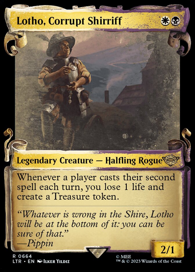 Lotho, Corrupt Shirriff (Showcase Scrolls) [Foil] :: LTR