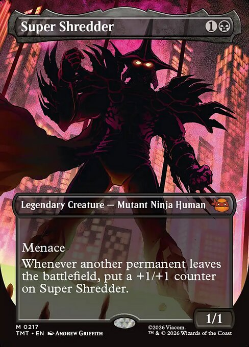 TMT: Super Shredder (Borderless) (Foil)