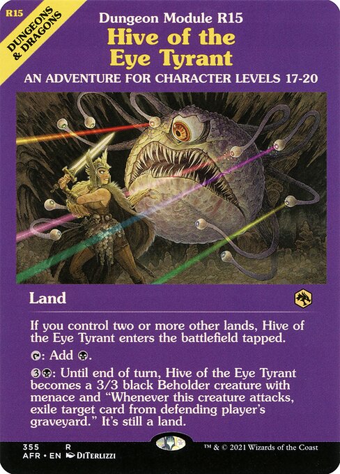 AFR: Hive of the Eye Tyrant (Dungeon Module) (Foil)