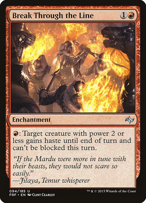 FRF: Break Through the Line