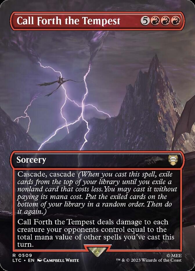 Call Forth the Tempest (Borderless) [Foil] :: LTC