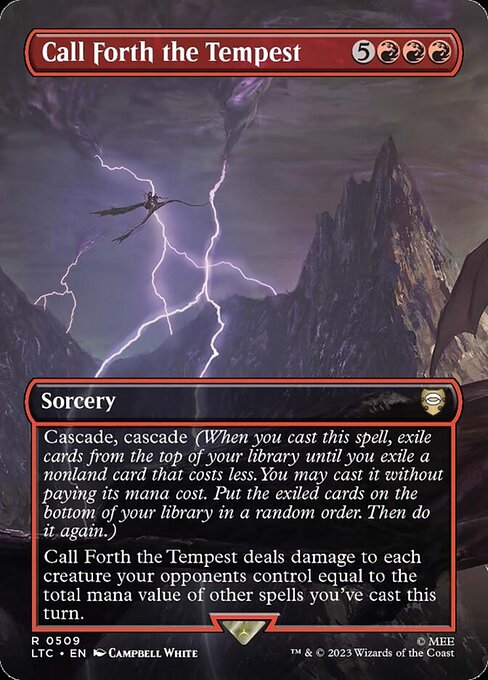 LTC: Call Forth the Tempest (Borderless) (Foil)