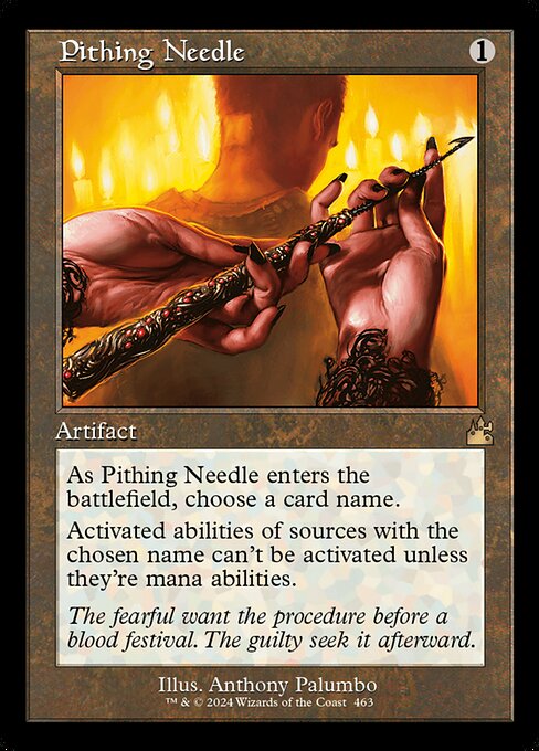 RVR: Pithing Needle (Retro Frame)