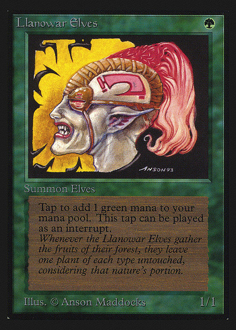 CEI: Llanowar Elves (IE)