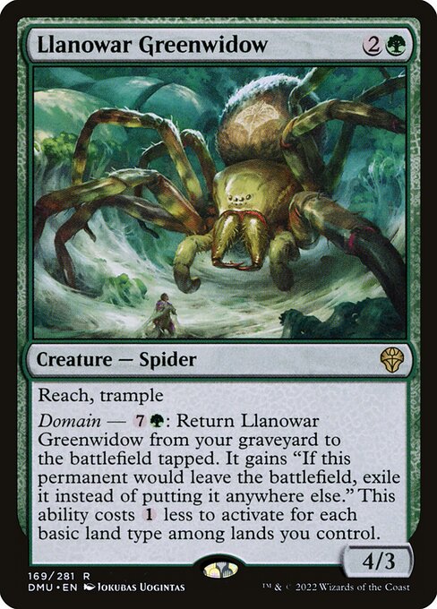 DMU: Llanowar Greenwidow (Foil)