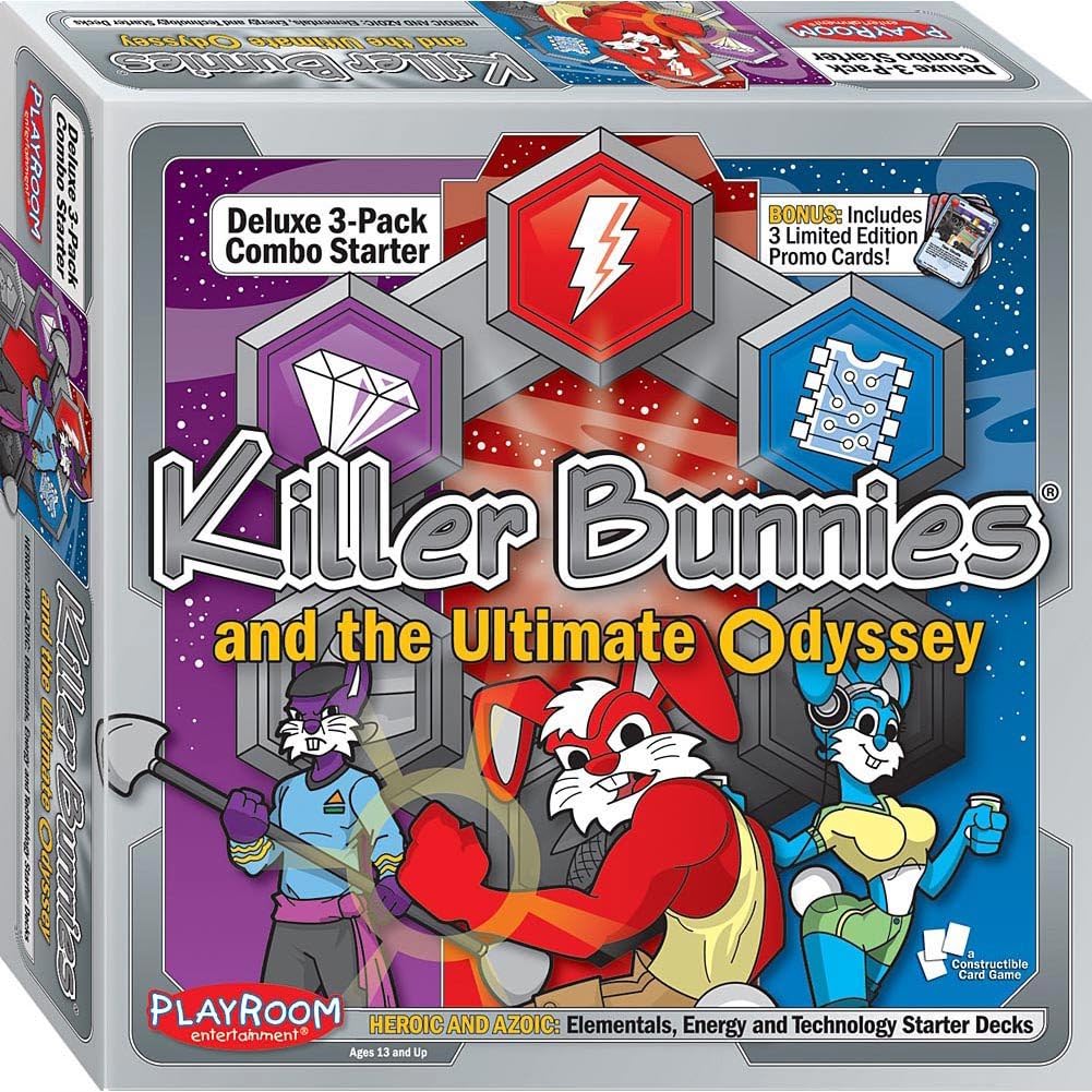 Killer Bunnies Odyssey: Deluxe 3-Pack Combo Starter