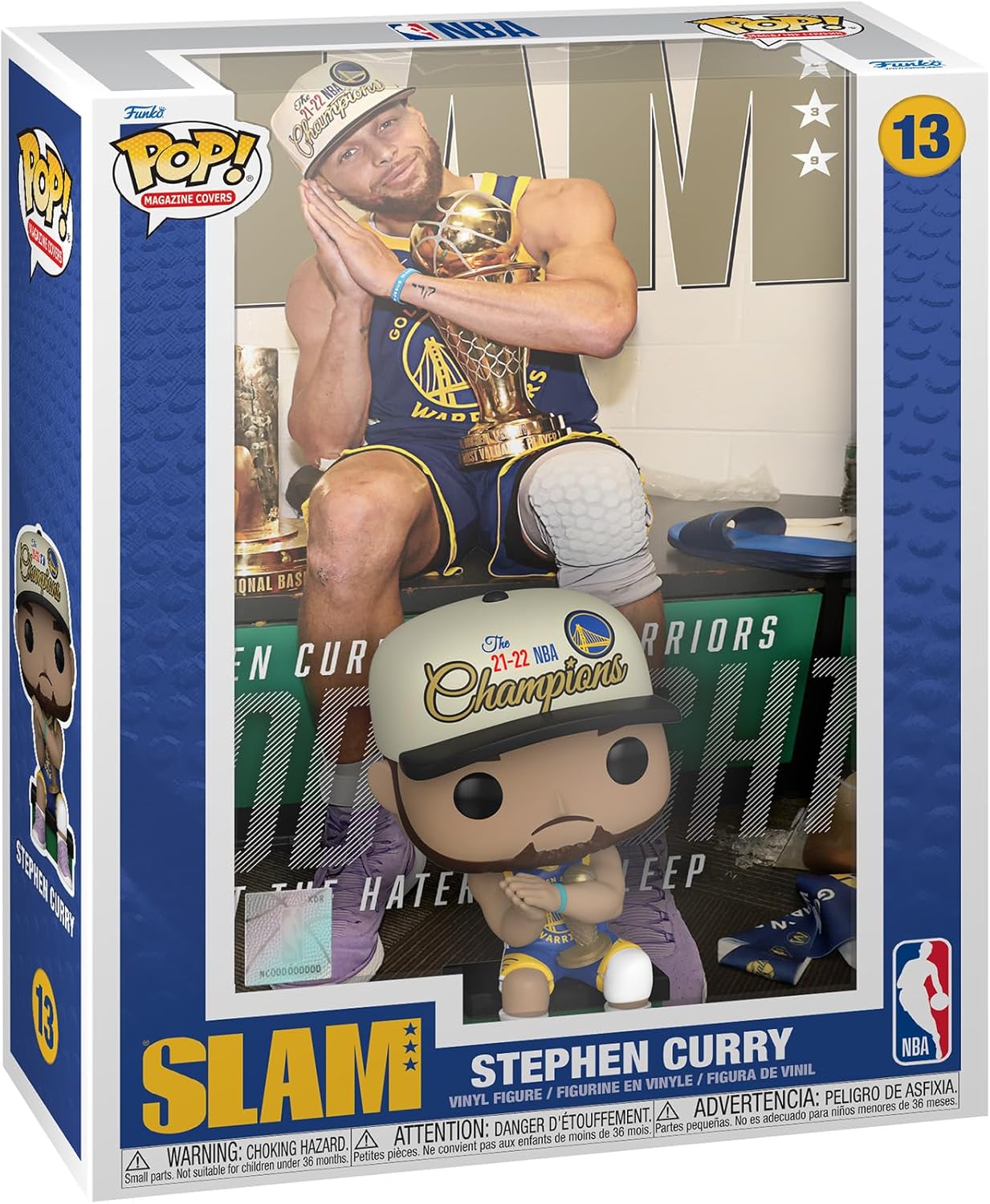 NBA SLAM Stephen Curry Pop! Vinyl Cover Figure (13)