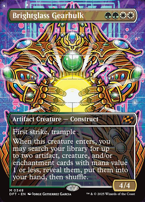 DFT: Brightglass Gearhulk (Borderless) (Foil)