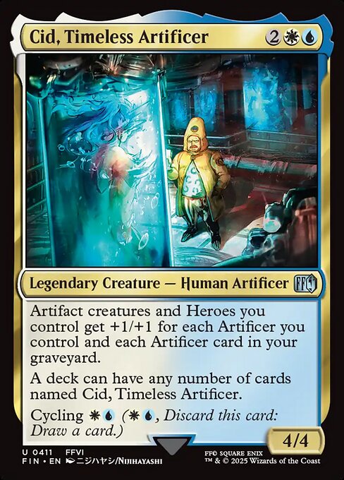 FIN: Cid, Timeless Artificer (0411) (Foil)