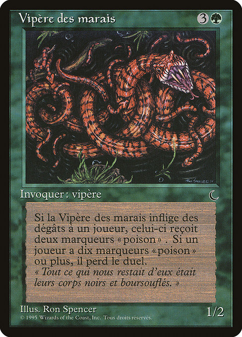 REN: Marsh Viper (French) - "Vipere des marais"