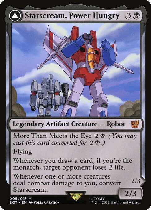 BOT: Starscream, Power Hungry