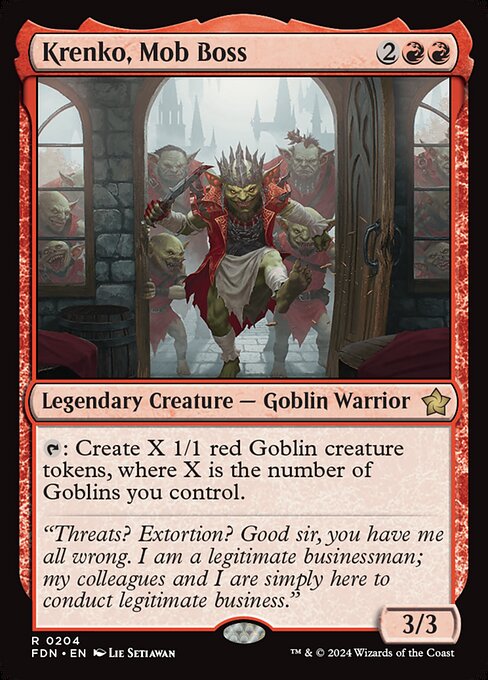 FDN: Krenko, Mob Boss