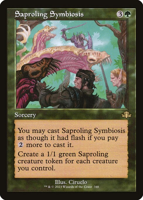 DMR: Saproling Symbiosis (Retro Frame) (Foil)