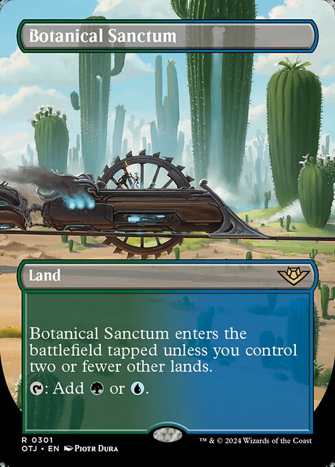 OTJ: Botanical Sanctum (Borderless) (Foil)