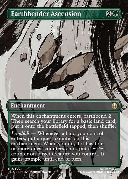 TLA: Earthbender Ascension (Borderless) (Foil)