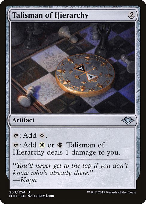 MH1: Talisman of Hierarchy