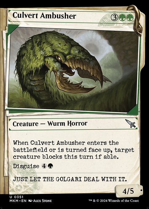 MKM: Culvert Ambusher (Showcase)