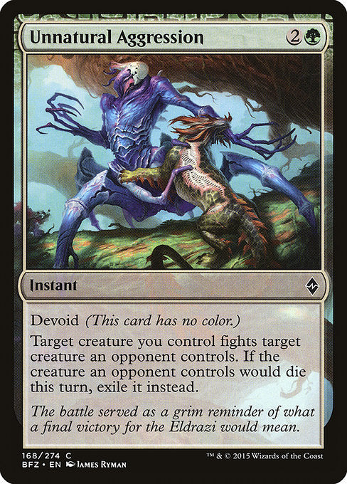 BFZ: Unnatural Aggression (Foil)