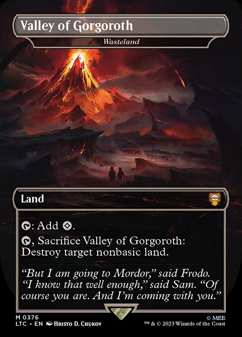 LTC: Valley of Gorgoroth - Wasteland (Foil)