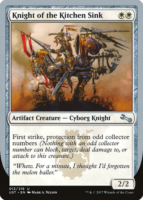 UST: Knight of the Kitchen Sink (D) (Foil)