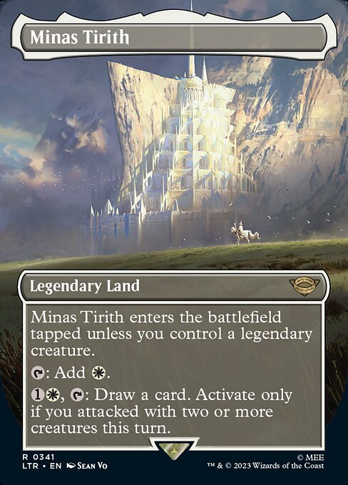 LTR: Minas Tirith (0341) (Borderless) (Foil)