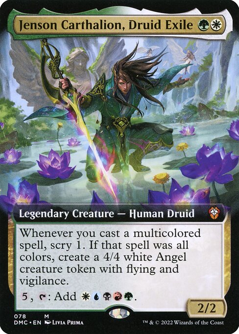 DMC: Jenson Carthalion, Druid Exile (Extended Art) (Foil)